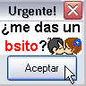Avatar me das un besito MSN